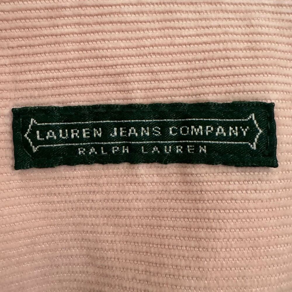 Lauren Jeans Company Ralph Lauren Pink Cotton Corduroy Jacket L - Picture 5 of 6
